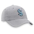thumbnail image 3 of Men's Fanatics Gray Seattle Kraken Primary Logo Adjustable Hat, 3 of 4