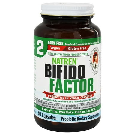 Natren - Bifidobacterium Factor Dairy gratuit - 90 Capsules