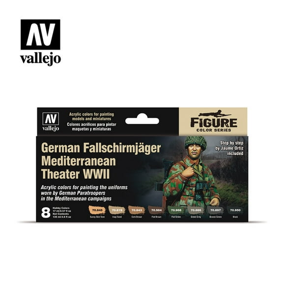 Série de Couleurs: German Fallschirmjager Mediterranean Theatre WWII (70.188)