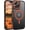 Orange, variant on for iPhone 16 Pro Max Magnetic Case, [Compatible with MagSafe] Translucent Matte Slim Fit Anti-Slip Shockproof Women Men Protective Cover Case for iPhone 16 Pro Max 6.9",Orange/Black