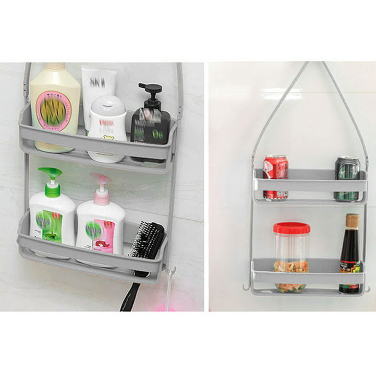 Sarvatr Shower Caddy Hanging Bathroom Organizer with Two Shelves & Soap  Holder Made of Durable Steel Shower Hanger for Shampoo Conditioner Shower  Gel - Sarvatr Store