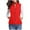 Red, variant on Winter Ladies Puffer Vest Activewear Cropped Stylish Pocket Coat Sleeveless Down Cotton Waistcoat