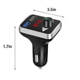 thumbnail image 3 of Binmer Car MP3 Double USB Interface 3.4A Intelligent Fast Charging Intelligent Charging LED Screen Intelligent Noise Reduction Lossless Audio Decoding, 3 of 7
