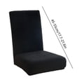 thumbnail image 3 of Dmlowu Stretch Chair Covers for Dining Chairs, Thick Knit Seat Covers for Restaurant Kitchen Home, Washable Removable, One Size fits 17.7-21.6 inches, 3 of 6