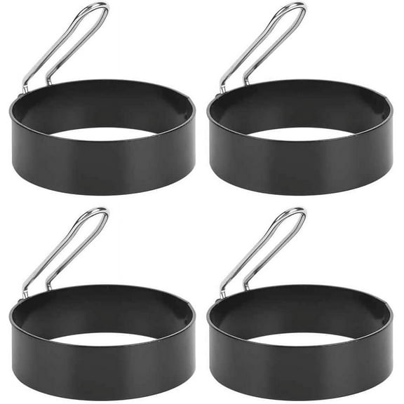 Egg Rings Egg Mold Stainless Steel Non-Stick Round Egg Cooker Ring for Frying Eggs Omelet