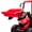 Red, variant on Bikes 24V Ride on Tractors with Parent Remote Control, Pedal Tractors with Working Loader and Backhoe Digger, ' Ride on Car Toys 24V Battery Powered Electric Vehicles with Trailer, Digg