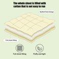 thumbnail image 7 of Qocolhg Summer Cooler Quilt, Washable & Lightweight Summer Comforter Cooling Blanket for All Season Use, Machine Washable, Bedding Soft Coverlet Conditioned Quilts for Kids, 39x59 inch, Yellow, 7 of 7