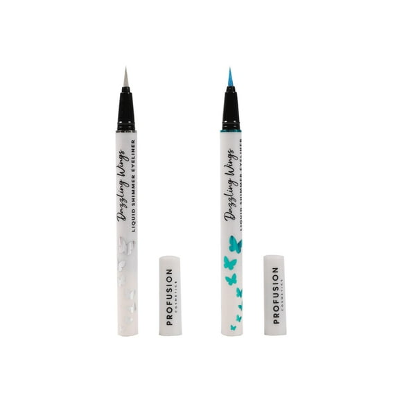 Profusion Cosmetics Empowered Butterfly Dazzling Wings Liquid Shimmer Eyeliner Quick-dry Waterproof Sparkling Linears Flexible brush for easy and precise application (Take Flight)