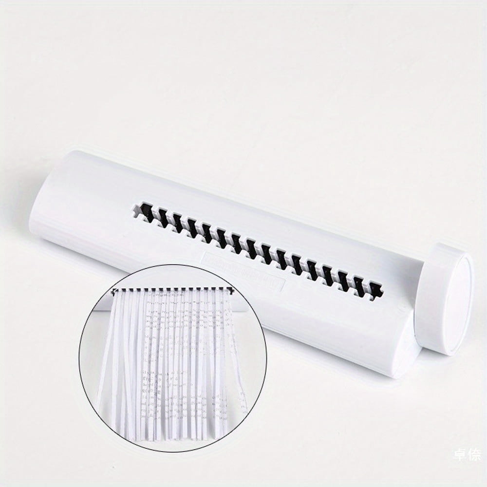 Manual Paper Shredder Handheld, Portable Mini Shredder for Home Office - No Electricity Needed, Compact with Ergonomic Handle, Secure Document Disposal, Durable Modern Design