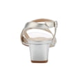 thumbnail image 6 of Ros Hommerson Lettie Women Adjustable Heel Strap Sandal In Silver Leather, 6 of 7