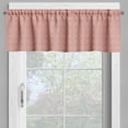 thumbnail image 2 of Ambesonne Rhombus Print Valance Pack of 2, Retro and Simplistic, 54"X18", Dried Rose Pale Salmon, 2 of 5