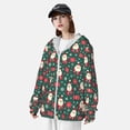 thumbnail image 3 of Balery Santa Claus Sudadera ligera de manga larga con capucha y protección solar UPF 50+ para hombre y mujer, ideal para pesca y running-Small, 3 of 7