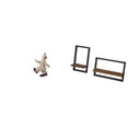 thumbnail image 1 of Colección de esculturas de payasos y estantes de pared rústicos modernos de madera para comedor, oficina, cocina, centro de mesa y decoración, 1 of 8