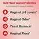 thumbnail image 4 of Probióticos para mujeres Equilibrio del pH con prebióticos y mezcla de probióticos Lactobacillus: promueven un olor y una flora saludables, 4 of 5