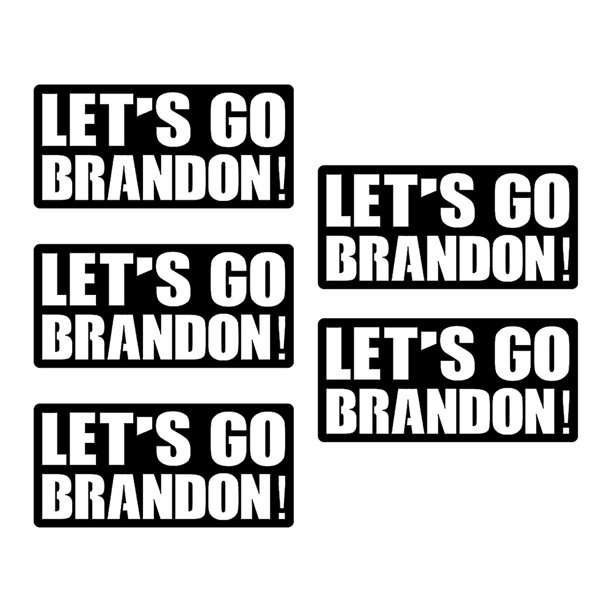 Let'S Go Brandon Stickers Car Bumper Sticker Decal Funny Para Monopatín Laptop Hardhat Yuarrent VI012137-02