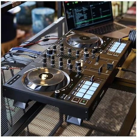 Hercules DJControl Inpulse 500 Silver Edition – 2-Deck DJ Controller with Audio Interface