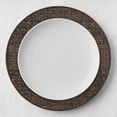 thumbnail image 5 of Koyal Wholesale Acrylic Brown Wicker Woven Charger Plates for Weddings Birthdays Quinceaneras Party Events, 4-Pack, 5 of 5