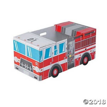 Kid's Fire Truck Box Costume