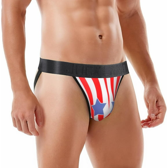 shiyou-Jock Strap Thongs, Sexy Brief Underwear for Men Athletic Supporters Underpants