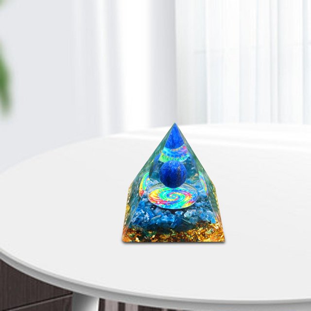 Crystal, Blanacing para herramienta de meditación Protección Oficina Decoración , 50x50mm Yotijar Cristal piramidal