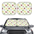 thumbnail image 2 of Honeii Insects Print Foldable Car Sun Shade for Windshield, 2-Piece UV Protection Shade, Protects Car Interior, Ideal for Cars, Trucks, SUVs-Medium, 2 of 6