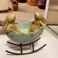 thumbnail image 4 of LAMIRO Easter Bunny Candy Dish, Easter Serving Dish, Decorative Bowls Spring Indoor Home Decor Bunny Figurines Rabbit Candy Dish Serving Bowl - Home Decor Centerpiece Bunny Collectible Figurines, 4 of 7