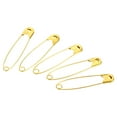 thumbnail image 1 of Uxcell Safety Pins 2.13 Inch Nickle Plated Small Sewing Pins Gold Tone 100Pcs, 1 of 5