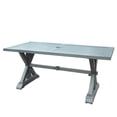 thumbnail image 1 of Noble House Table à Manger Extérieure en Aluminium Lamphere Gris Foncé, 1 of 10