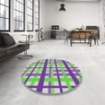 thumbnail image 3 of Ahgly Company Indoor Rectangle Patterned Light Green Novelty Area Rugs, 2' x 4', 3 of 6
