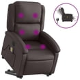 thumbnail image 4 of Sillón Reclinable Eléctrico con Función de Masaje y Levantamiento Casafoyer en Cuero, 4 of 5