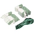 thumbnail image 1 of 50 cajas de regalo verdes con cinta, diseño de hojas de agradecimiento, para dulces, recuerdos de fiesta, embalaje de regalo para bodas., 1 of 14