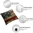 thumbnail image 4 of Acheng  Independence Day American Flag Pillow Covers 4th of July Patriotic Star Stripes Throw Pillow Case Truck God Bless America Decorative Pillow Case Cushion Cover for Home,Set of 2 White, 4 of 6