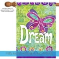 thumbnail image 3 of Toland Home Garden Butterfly 'Dream' Outdoor House Flag 40" x 28", 3 of 5