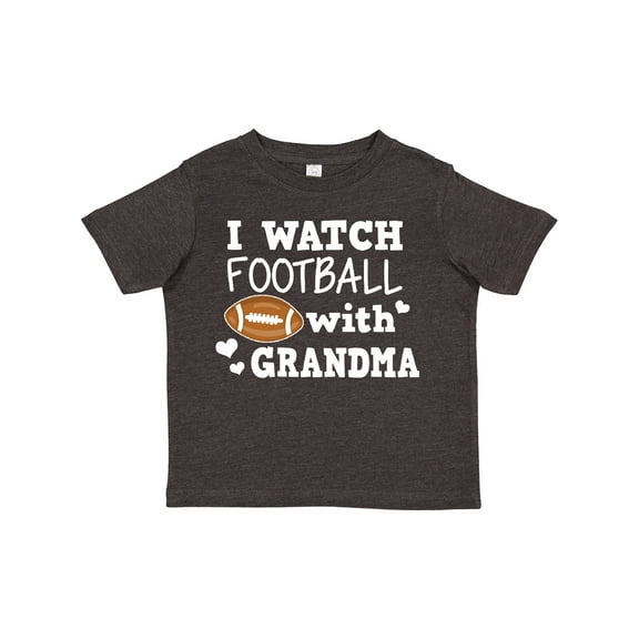 Inktastic I Watch Football with My Grandma Boys Toddler T-Shirt
