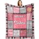thumbnail image 1 of LHSHID Regalo Para Hermana Manta Española Regalos De Cumpleaños Para Hermanas Mejores Hermanas Regalos De Graduación/Navidad/Día De San Valentín Para Hermanas Sister Gifts Blanket 50x60in, 1 of 6