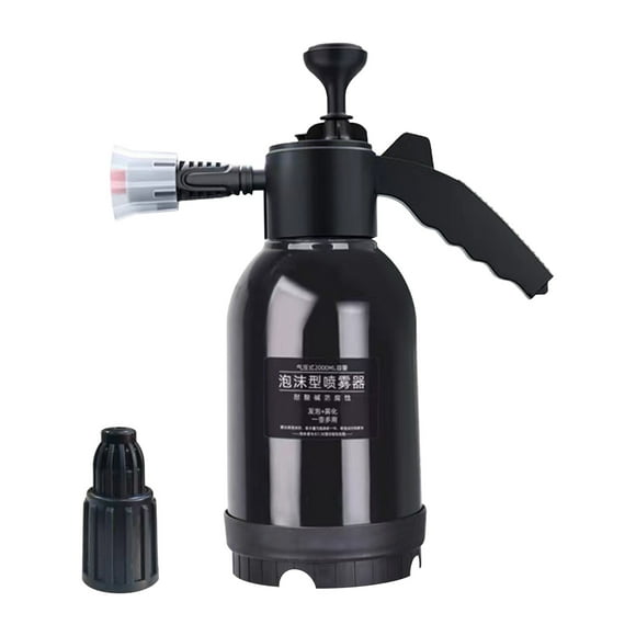 Fiudx Pulverizador Manual Ligero de 2 L, con Válvula de Alivio de Presión y Distribución Uniforme. Ideal para Lavado de Autos, Jardinería y Limpieza, Mantenimiento de Vehículos Domésticos. Material E