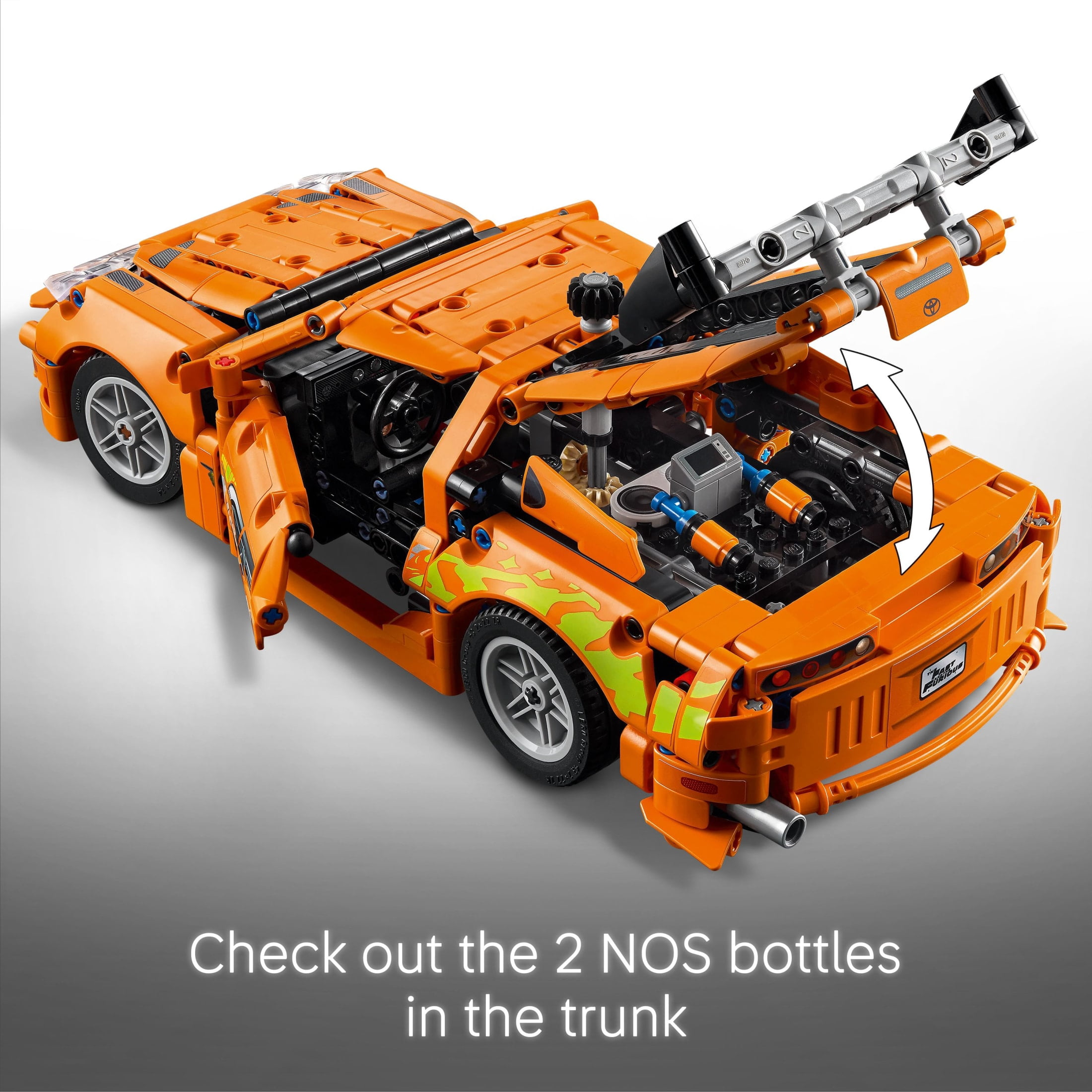 LEGO Technic Fast and Furious Toyota Supra MK4 Building Kit- Toy Car for Kids, Boys, and Girls, Ages 9+ - Gift for Birthdays - Realistic Engineering Details - 42204