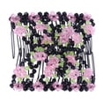thumbnail image 1 of MasteelfCA Peigne à Cheveux Double Rangée Peigne Inséré en Forme de Rose Accessoires pour Femmes Filles (Rose), 1 of 7