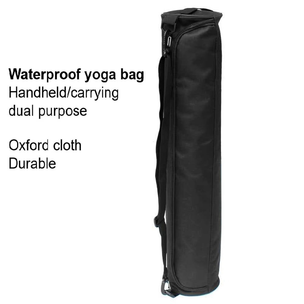 Meidong Black Yoga Mat Bag Full Zip Yoga Mat Carrying Bag with