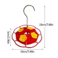 thumbnail image 3 of Precio reducido por tiempo limitado!Alimentador de pájaros y colibrí con ondas de agua, alimentador de agua colgante de colibrí de cuatro flores, tubo de flor, alimentador de pájaros, 3 of 6