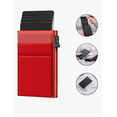 thumbnail image 3 of Tarjetero Xtellar  delgado elegante de matel con proteccion RFID, 3 of 4