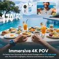 thumbnail image 4 of SJCAM C110 4K Ultra HD Action Camera, EIS Stabilization, Waterproof 30M, 125° Wide Angle, Body Camera with Helmet/Chest Mount, Built-in WiFi & Microphone, 15MP Photo, Vlogging Camera(Entry-Level), 4 of 10