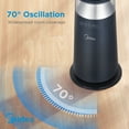 thumbnail image 5 of Midea 42" 5-Speed Tower Fan with Detachable Washable Feature, Wide-Angle Oscillation and Remote Control, New, Blue, MSFT42RW6BL, 5 of 14