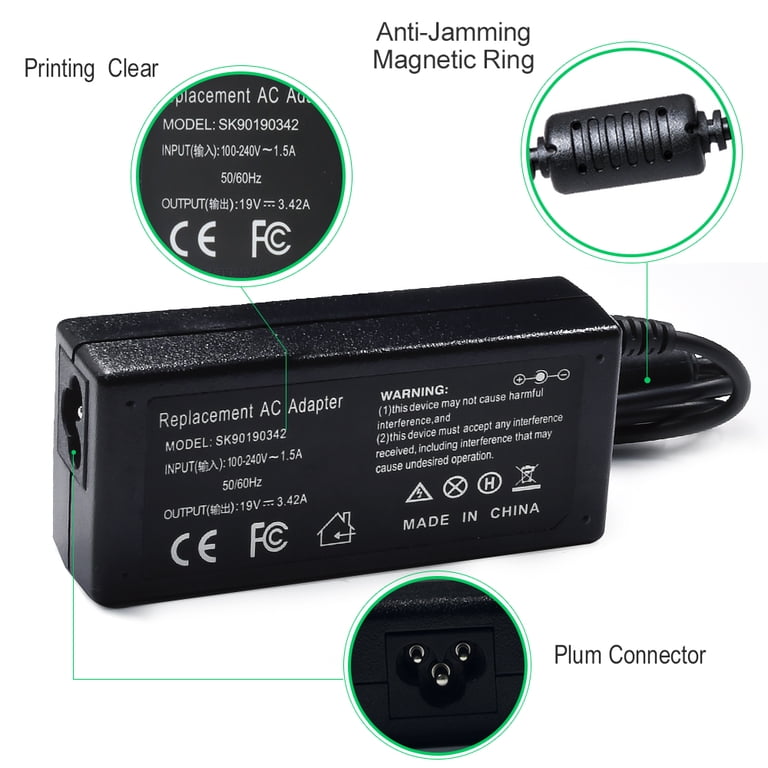 AC Adapter Charger Power Supply Cord for Acer Chromebook 15
