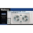 thumbnail image 2 of Holmes HAWF2030 Dual Blade Twin Window Fan with Thermostat, 2 of 2