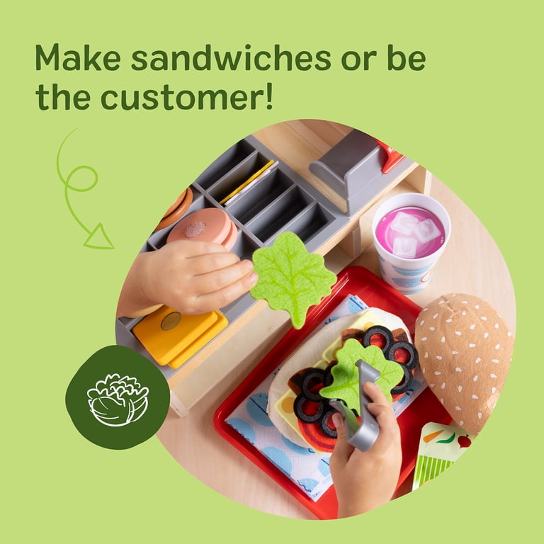 Melissa & Doug Slice And Stack Sandwich Counter