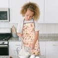 thumbnail image 4 of Corgi Dog and Flower Florals Kids Aprons for Girls and Boys,Adjustable Neck Strap Toddler Aprons for Kids Cooking Baking, 4 of 7