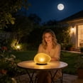 thumbnail image 4 of 1 Pcs Solar Glass Garden Pebbles Outdoor, Decorative Rock Lights for Pathway and Yard Decor, Glowing Stones for Outdoor Landscape Lighting, Waterproof Solar Garden Pebbles (Yellow), 4 of 5