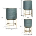 thumbnail image 6 of Aspire Home Accents Luca Modern Metal Planters (Set of 3), 6 of 6