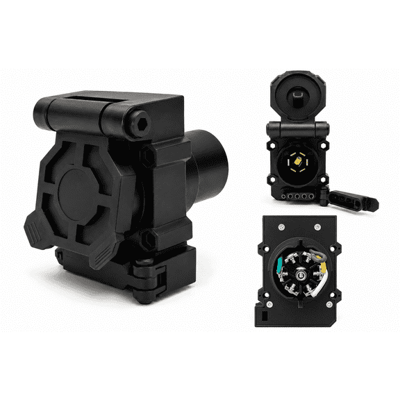 Bluarc Electronics - Multi-Tow Trailer Connector, 7 Blade and 5-Way Flat (Replaces Hopkins 48470)